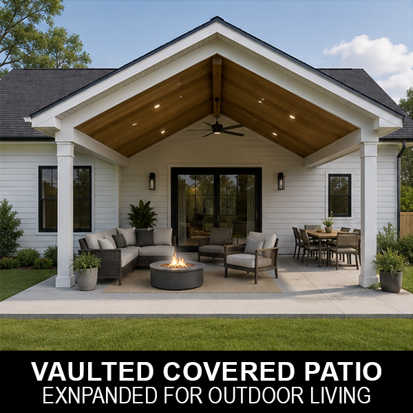 Vaulted Patio Outdoor Living